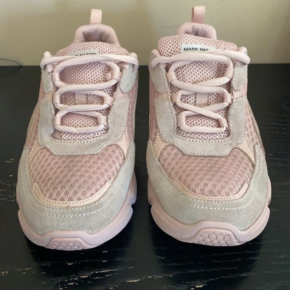 Mark Nason Los Angeles Light Pink Trinity Chunky Sneaker Size 8.5 - Picture 4 of 11